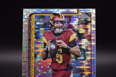 2025 Topps Chrome - Jayden Daniels #295 Pulsar Refractor