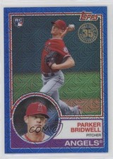 2018 Topps Silver Pack 1983 Design Chrome Series 1 Blue /150 Parker Bridwell a6i