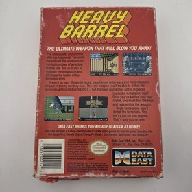 Heavy Barrel - Cartridge - Box - Nintendo Nes - Actually Tested - Cleaned