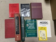 Lot Of 9 Music History Theory Classical Texts Books Harvard Piston Fux Hoffnung