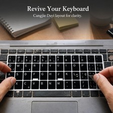 Keyboard Stickers and Labels for Desktop and Laptop Keyboards, for Computers