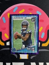 2025 Panini Donruss Optic - Rated Rookie Jalen Milroe #253 Purple Shock Prizm...