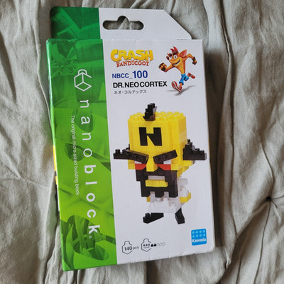 Nanoblock Dr. Neo Cortex Crash Bandicoot Nr. 100 140 Teile Bausteine NEU
