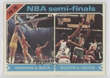 1975-76 Topps Rick Barry Paul Silas NBA Semi-Finals #188 HOF 0b2