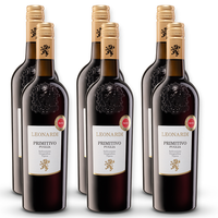 Leonardi Primitivo Puglia, Trocken, Sortenreines Weinpaket (6X0,75L)