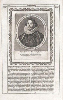 Leopold V. Österreich-Tirol Erzherzog Bischof Passau Portrait Kupferstich 1650.