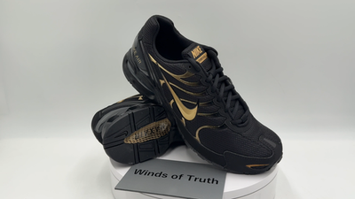 Nike Air Max Torch 4 Black Metallic Gold CN2159-002 Men's US 6