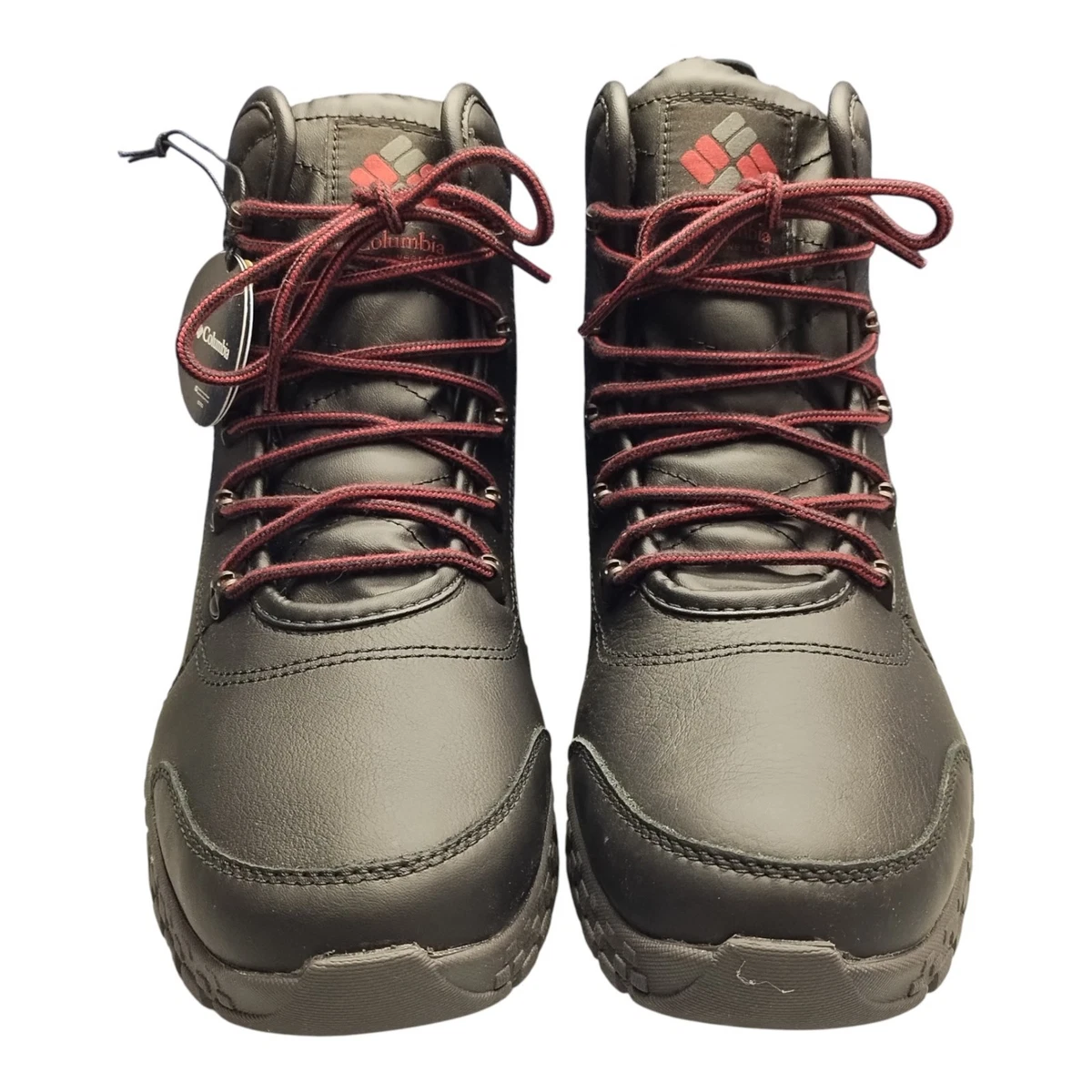 Columbia Men\'s Olive and Red Lace-Up Boots Size 12 Columbia Red Boots for Men for Sale | Shop New & Used Men main image 2
