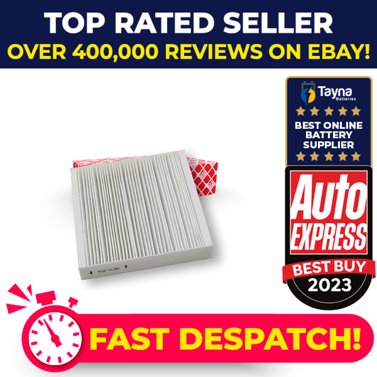 Pollen / Cabin Filter fits FIAT SEDICI FY 1.6 06 to 14 M16A 71743821 Febi New