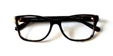 COACH HC6129 T 5446 BLACK-TORTOISE RECTANGLE UNISEX EYEGLASSES FRAME 54-16-140
