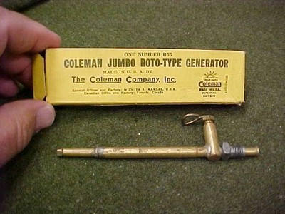 COLEMAN JUMBO ROTO-TYPE GENERATOR #R55 in ORIGINAL BOX NEVER USED NOS