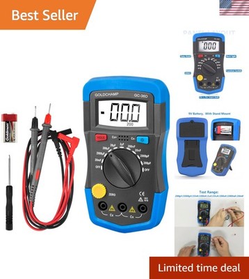 Capacitor Tester Multimeter Capacitance Meter 200pF-20mF Meter Capacitor Hand...