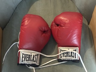 Vintage Everlast Boxing Gloves 8oz Red Rare Find Minty Clean