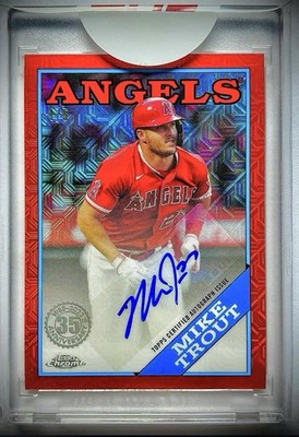 2023 Topps Update - Mike Trout - Silverpack Mojo Red Auto 1/5 “27” TOPPS Sealed