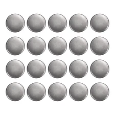 20pcs Metal Round Buttons 15mm Brass Sewing Craft Buttons, Gun