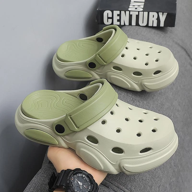 Men Summer Thick Sole Sandals Non Slip Breathable Toe Cap Beach Casual Slippers
Opens in a new windo