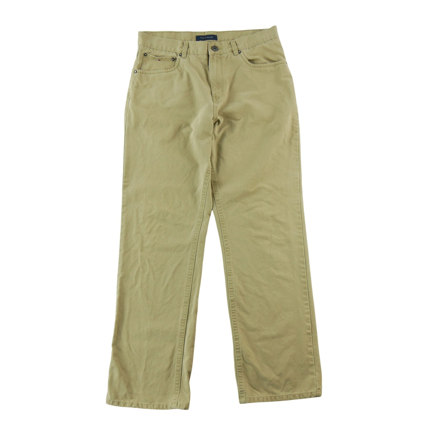 Tommy Hilfiger Pantaloni chino uomo classici Taglia W33/L32 #QWE3054