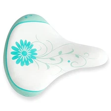  Kids Bicycle Saddle for Girls & Boys Waterproof Wide Soft Bike mint green