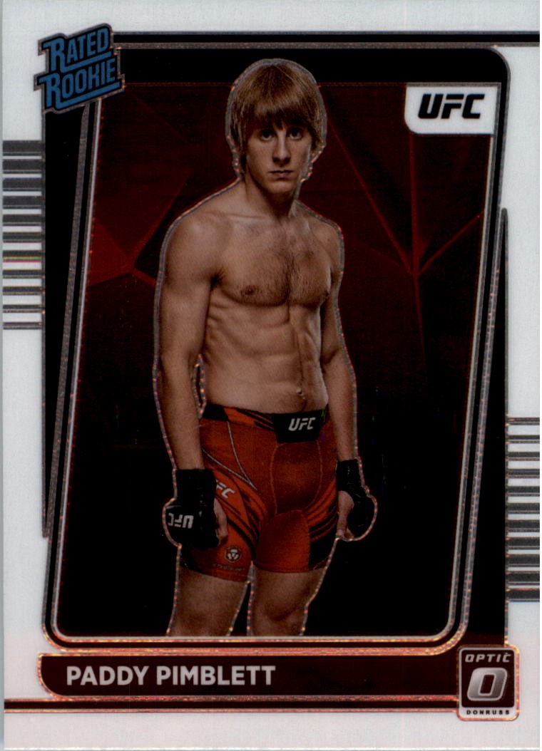 Paddy Pimblett #103 Ufc Cards 2022 Panini Donruss Optic UFC trading card — raw and PSA graded price guide