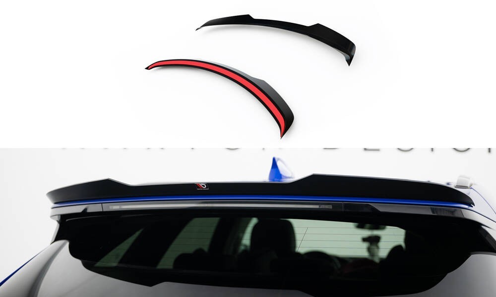 Extension Spoiler Maxton Premium Noir Laqué pour Jaguar F-Pace R-Sport Mk1