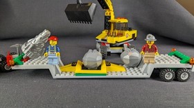 LEGO- CITY- EXCAVATOR TRANSPORTER- 4203- 100% COMPLETE