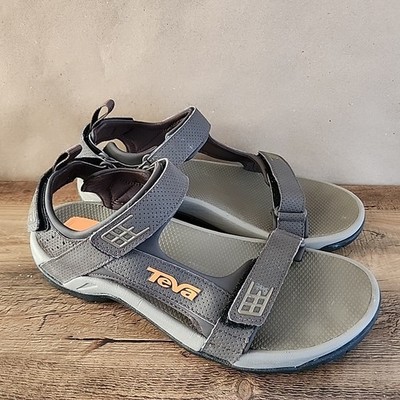 Teva Men s Minam Sport Water Hiking Outdoor Sandals Sz 9 Brown Orange S/N 4289 
