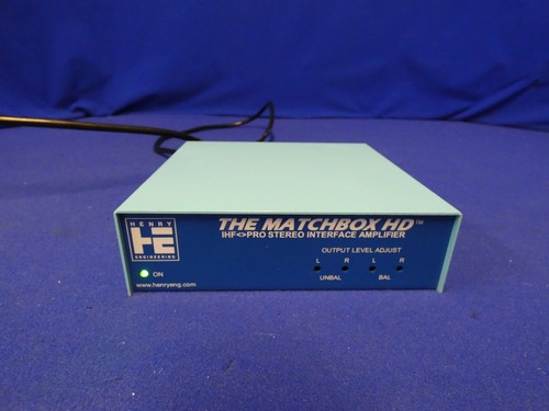 Henry Engineering The Matchbox HD IHF  Pro Stereo Interface Amplifier