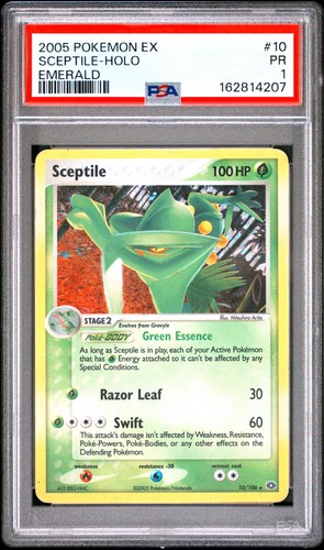 Sceptile graded PSA 1 for sale on eBay