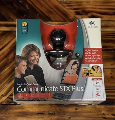 Logitech QuickCam Communicate STX Plus With Bonus Headset NEW SEALED