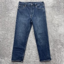 Gap Jeans Womens 31 Blue 12R Cheeky Straight High Rise Button Fly 31x26