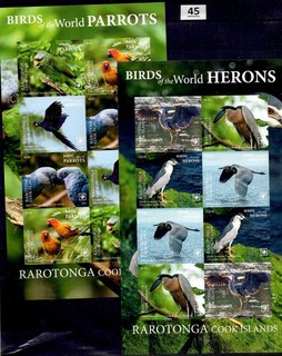 TI RAROTONGA 2020 MNH IMPERF BIRDS PARROTS