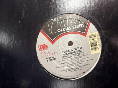 Nice & Wild /Tasha Thomas   Diamond Girl / Shoot Me 12'' 1989 ATLANTIC 86607