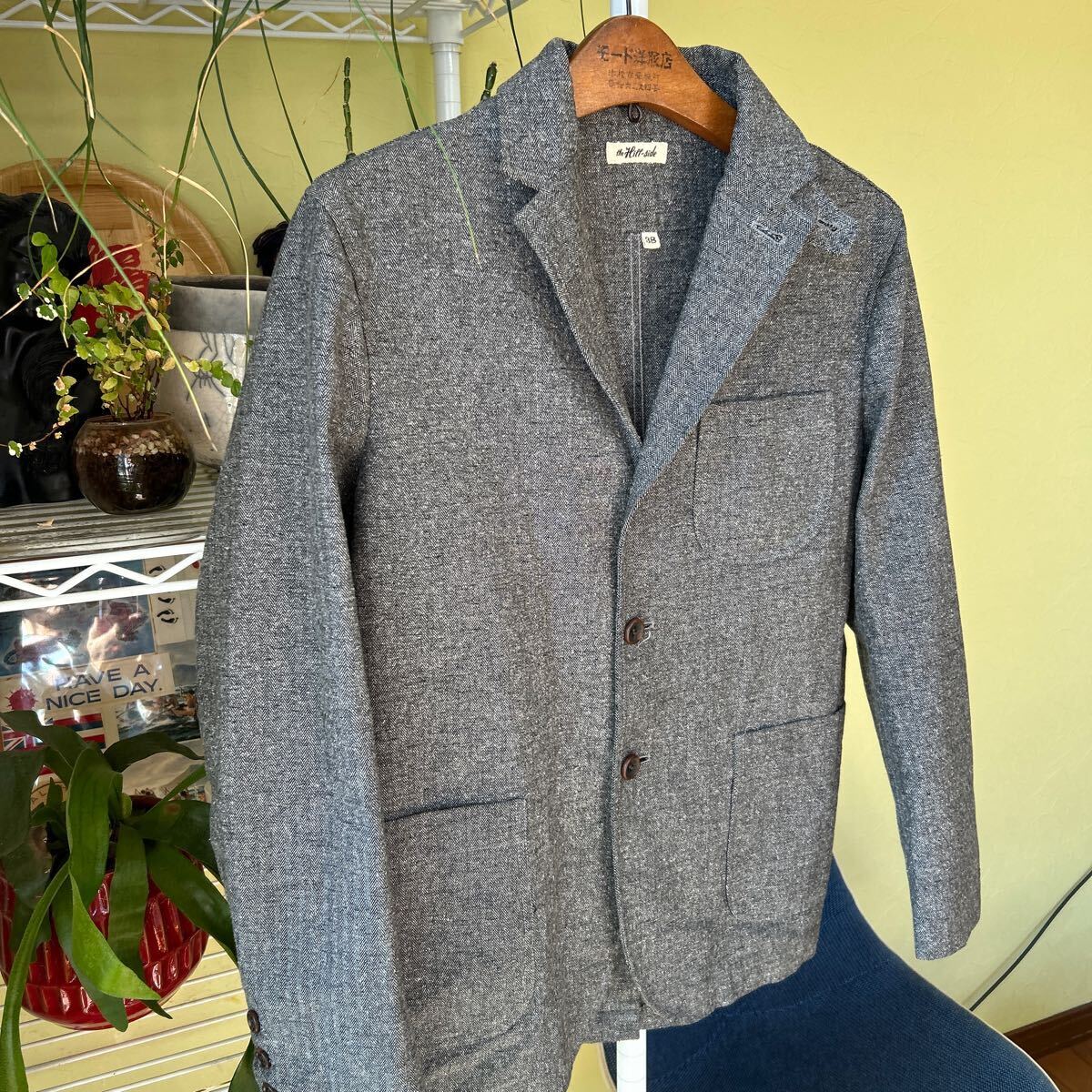 Made in USA Hillside Tailor Jacket Gray SM