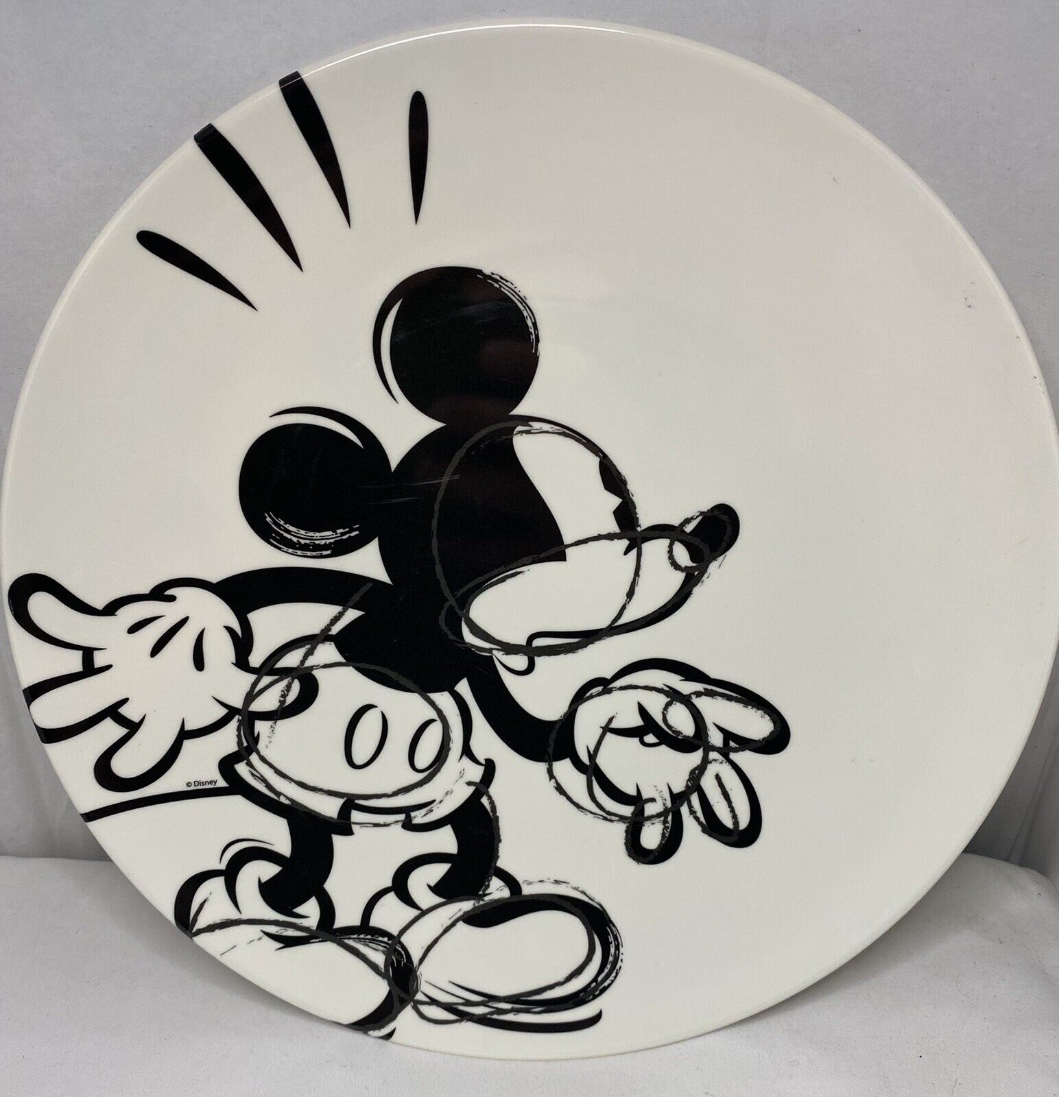 Mickey Mouse Sketch Book Disney 8" Salad Plate # 4624020 | eBay