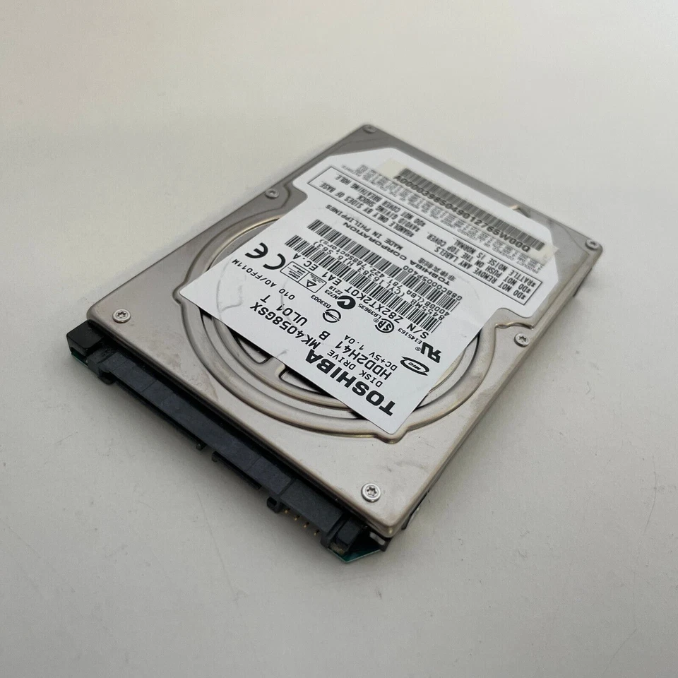 Toshiba 400GB 2.5" SATA Internal Hard Drive 3.0Gb/s 5400 RPM 8MB HDD MK4058GSX - Image 2 of 4