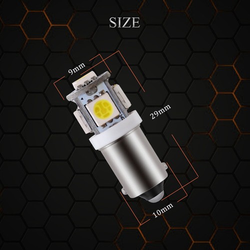 10 LED T11 BA9S 5 SMD 5050 Bianco - Lampadine Auto Wedge, 12V, 6000K - Foto 8