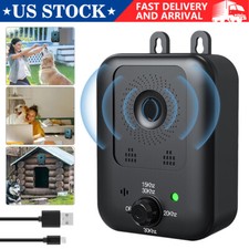 Ultrasonic Anti-Barking Device Pet Dog Control Outdoor Sonic Silencer Tools US