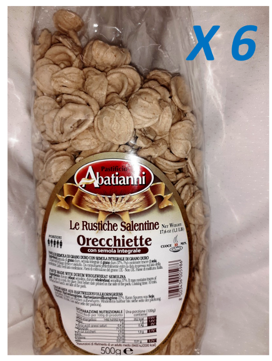 Abatianni Rustic 3 KG Rawhide Ears With Durum Wheat Hard Full 500GX 6