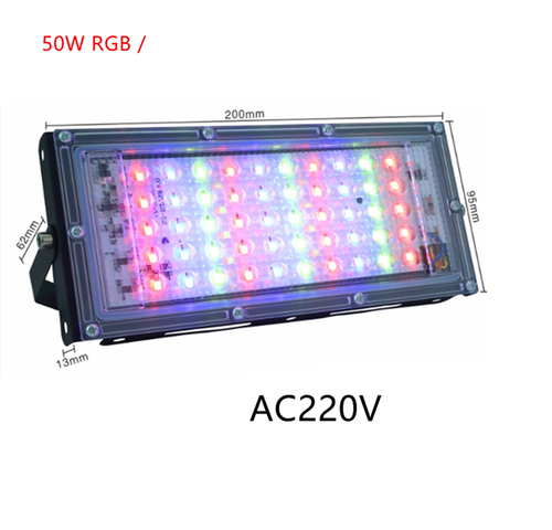 LED Flood Light Outdoor Waterproof 50W Yard Football Garden Lamp 110V 220V - Picture 11 of 11