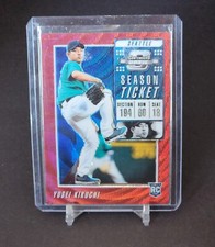 Yusei Kikuchi 2019 Contenders Optic Red Wave RC #d/199 - Mariners Rookie #6