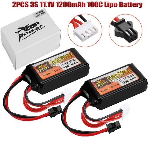 11.1V 1200mAh 3C 100C Rechargeable LiPo Battery SM Plug for RC Car Airplane AU - Picture 11 of 15