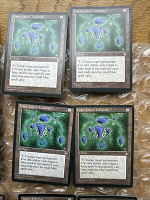 4 Complete Sets MTG Ice Age Talisman Hematite Onyx Lapis Lazuli