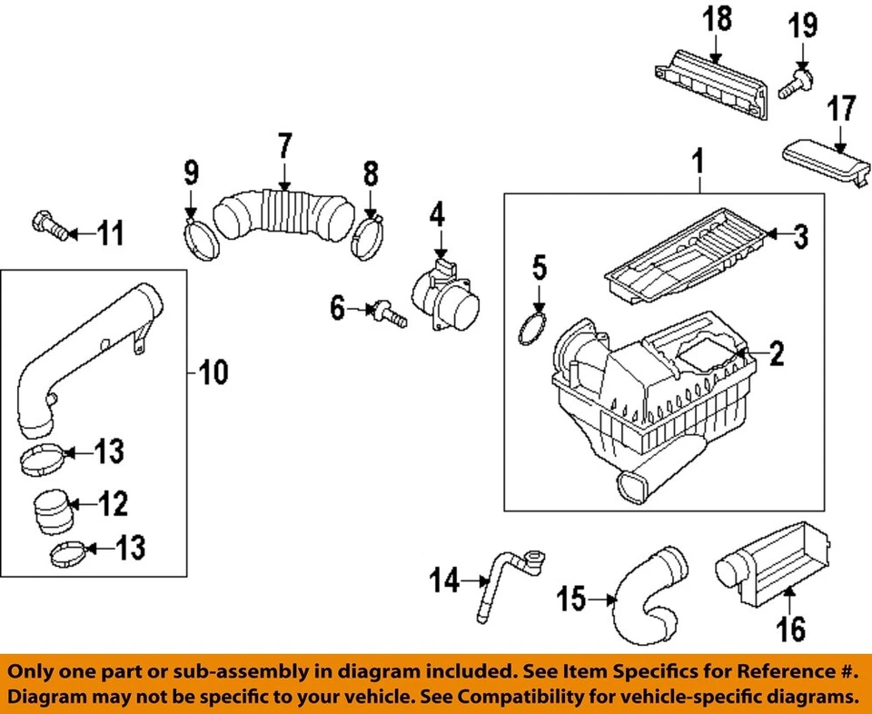 Used Fuel Injection Air Flow Meter fits: 2012 Volkswagen Golf gti 2.0L gasoline - Image 3 of 4