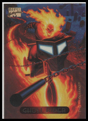 1994 Fleer Marvel Masterpieces Hildebrandt Brothers  #42 - Ghost Rider