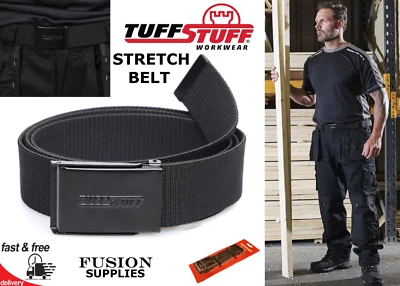 TUFFSTUFF WORK TROUSER STRETCH BELT FITS SNICKERS APACHE SCRUFFS DEWALT CAT JCB SITE 9025