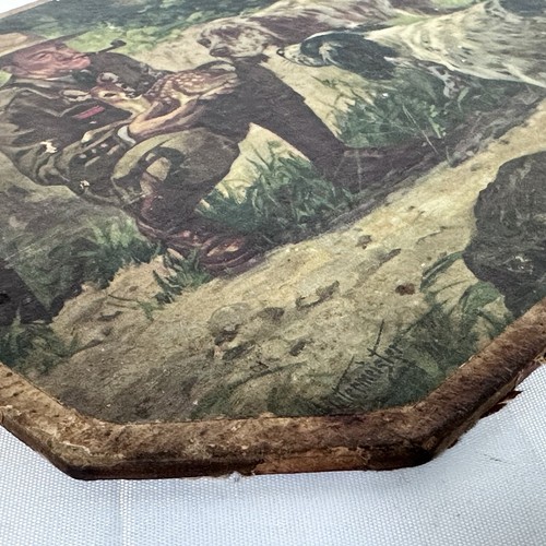 Vintage Henry Hintermeister The Foundling On Wood Wall Plaque - Picture 8 of 17