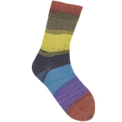 Rico Superba Cashmeri Luxus Socken 4-fädiges Strickwollgarn 100g - 022 Joy