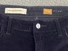 Anthropologie Pilcro Corduroy Mid-Rise Straight Jeans Navy Size 29 Excellent — photo 7