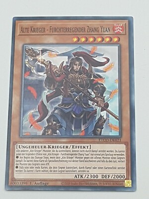 Yu-Gi-Oh Einzelkarte Alte Krieger - Furchterregender Zhang Yuan Common NM 1st