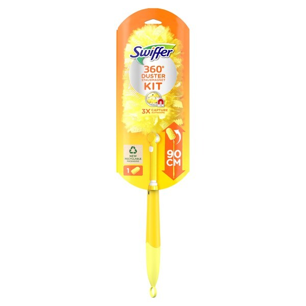 Swiffer Duster Heavy Duty 3 ft Extendable Handle Starter Kit